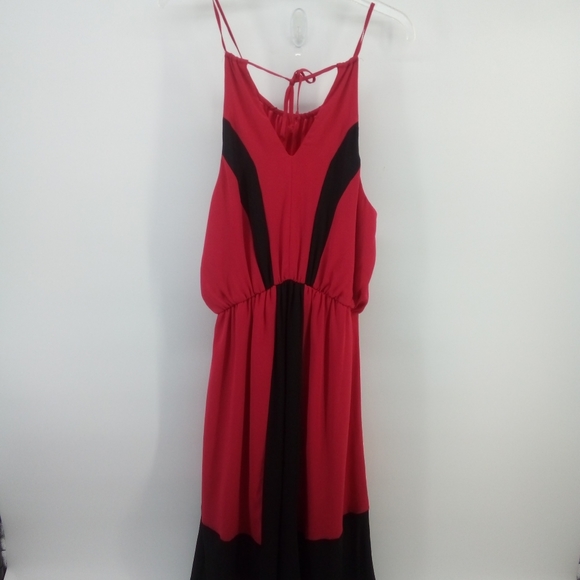 NWT Gibson Latimer Pink Black Colorblock Dress The West End M - Picture 8 of 11